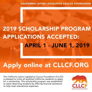 Flyer for California Latino Legislative Caucus Foundation