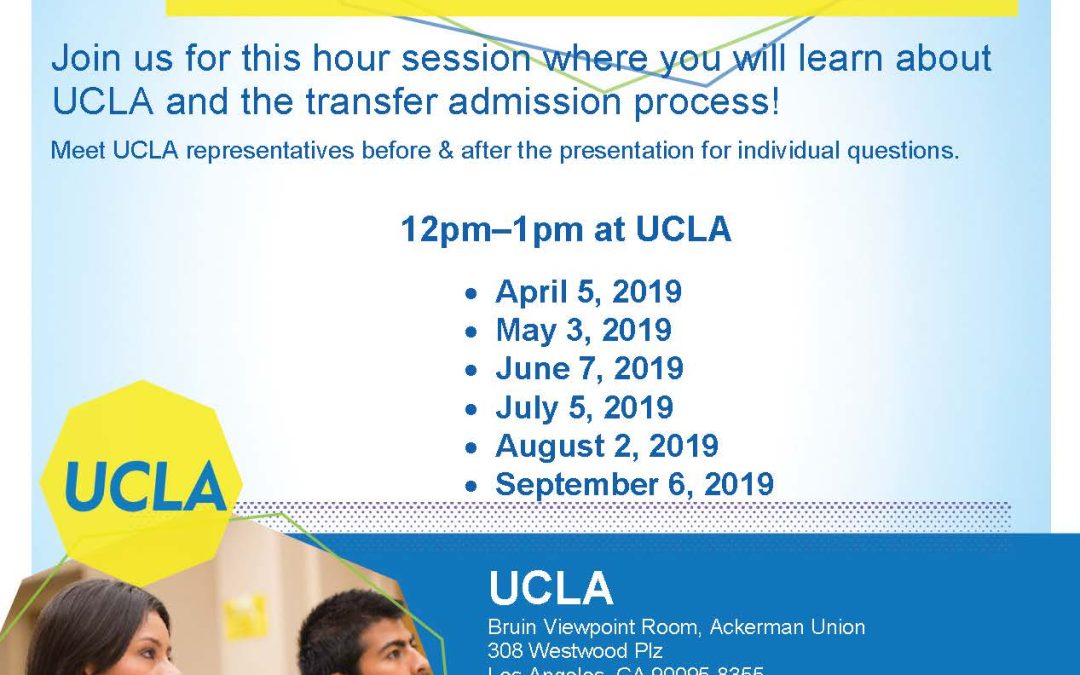 UCLA Transfer Student Invite all dates v1 Transfer Center